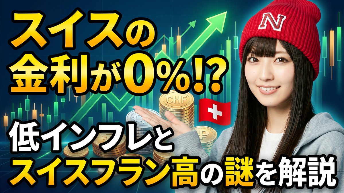 スイスの政策金利はなぜ0%なのか?低インフレとスイスフラン高の関係をわかりやすく解説