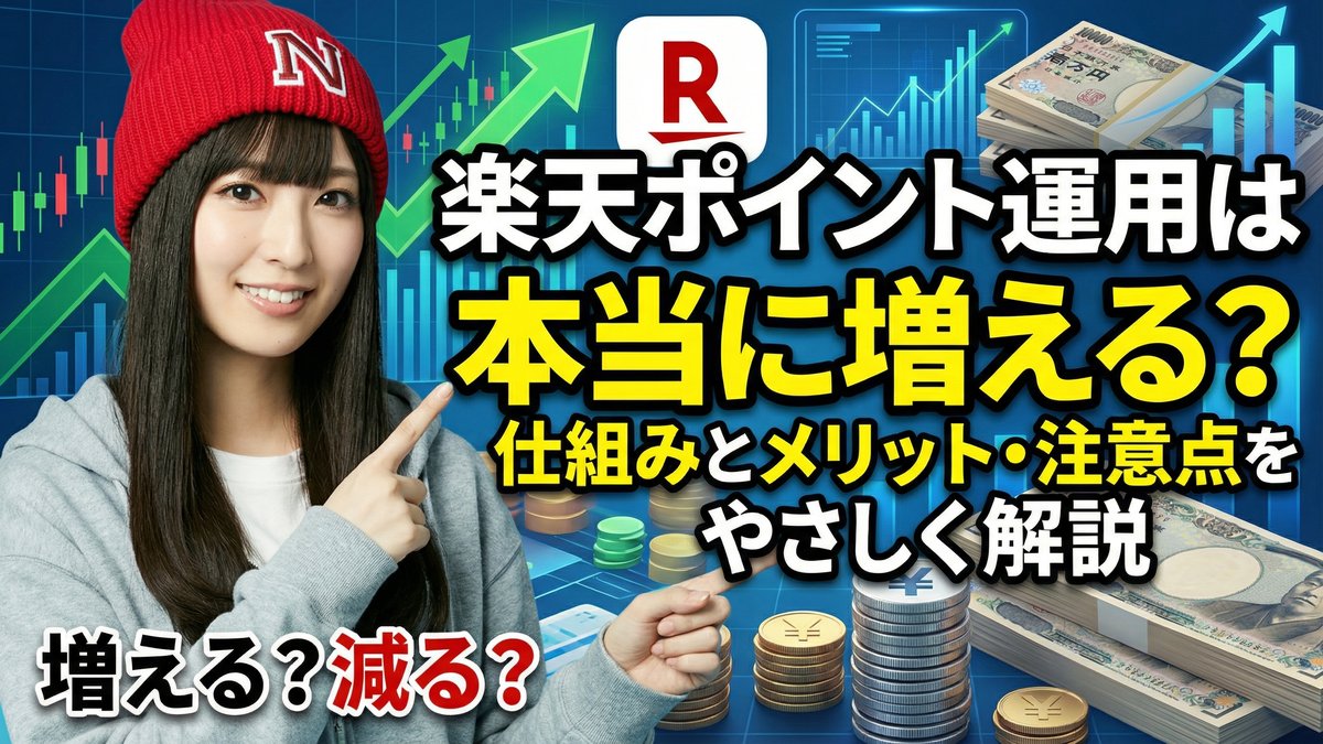 楽天ポイント運用は本当に増える?仕組みとメリット・注意点をやさしく解説