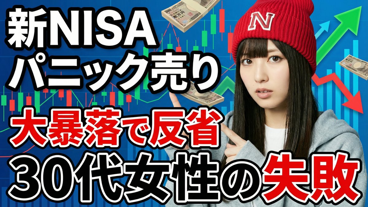 [要約してみた]新NISAで投資デビューした30代女性が今、深く反省しているワケ…大暴落でパニック売り！制度のデメリットを学び直す
