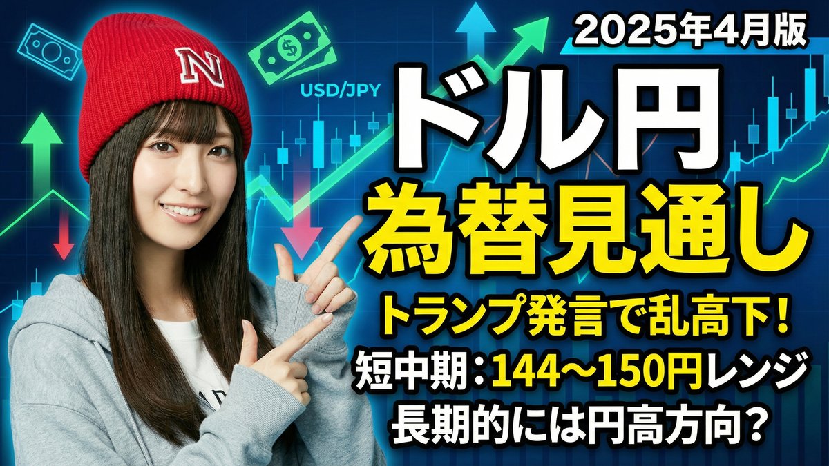 ドル円(USD/JPY)為替見通しまとめ(2025年4月時点)