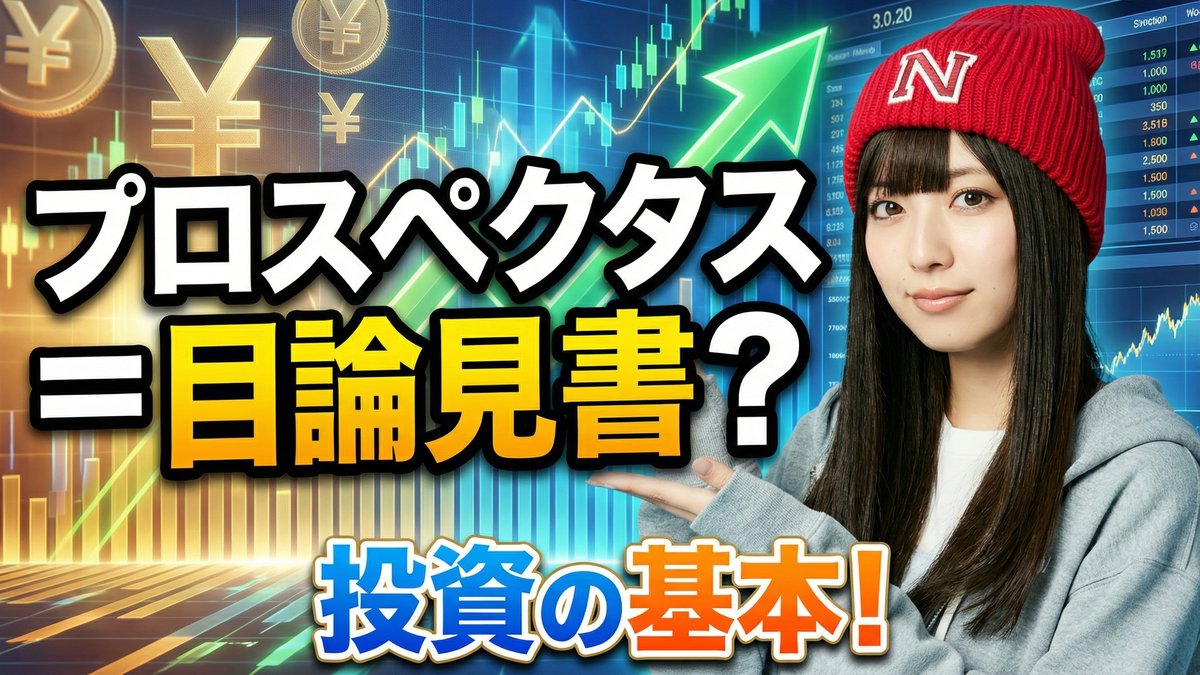 プロスペクタスとは目論見書の事?