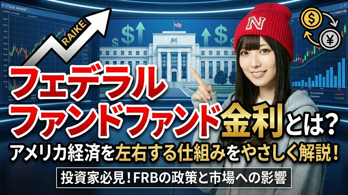 フェデラルファンド金利とは?アメリカ経済を左右する金利の仕組みをやさしく解説