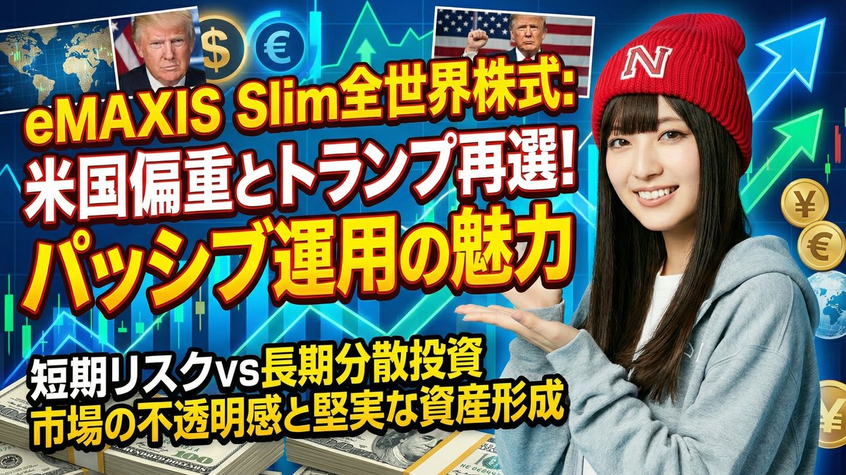 eMAXIS Slim全世界株式：米国偏重とトランプ再選下で揺れるグローバル相場とパッシブ運用の魅力