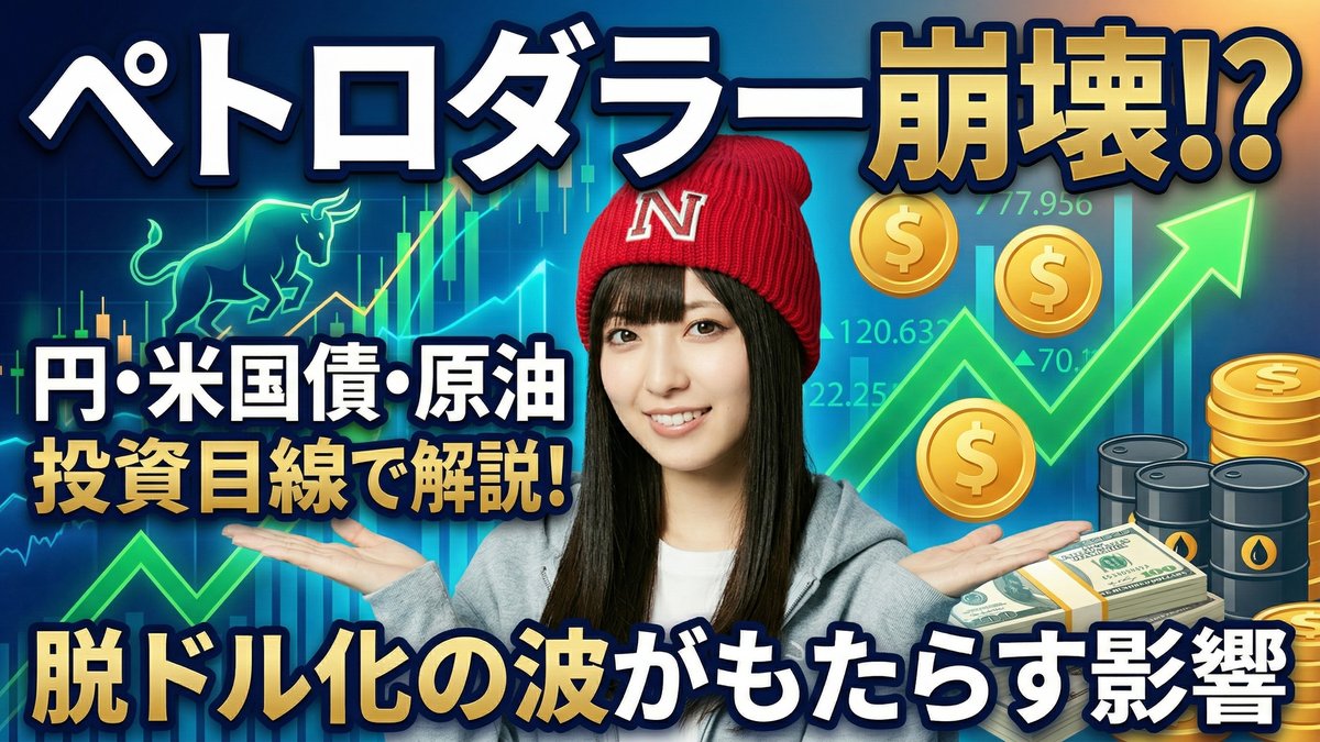 ペトロダラー体制が揺らぐと何が起きる?円相場・米国債・原油価格への影響を投資目線で整理