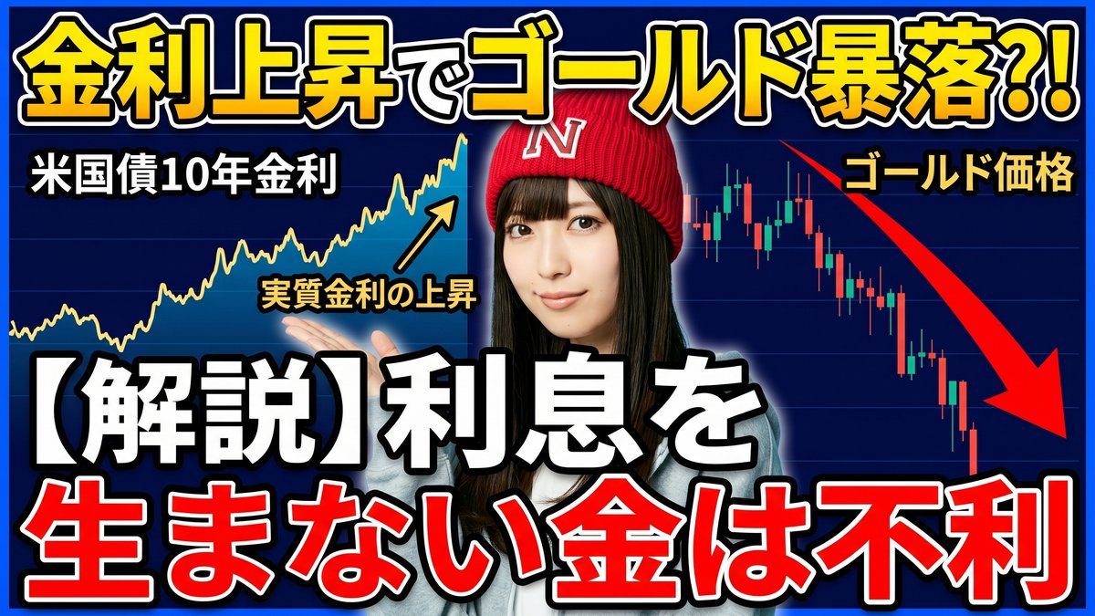長期金利の上昇がゴールドにとってマイナス要因になる理由