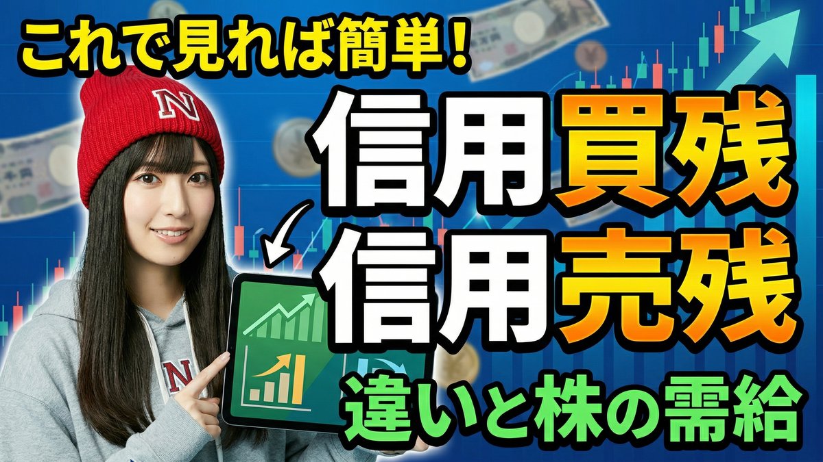 信用買残・信用売残とは？株の需給を見る基本をやさしく解説