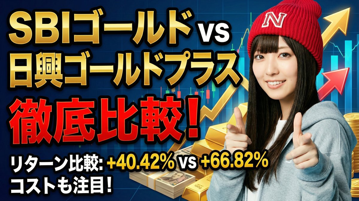 ＳＢＩ・ｉシェアーズ・ゴールドファンド（為替ヘッジなし）と日興−Ｔｒａｃｅｒｓ　Ｓ＆Ｐ５００ゴールドプラスの比較