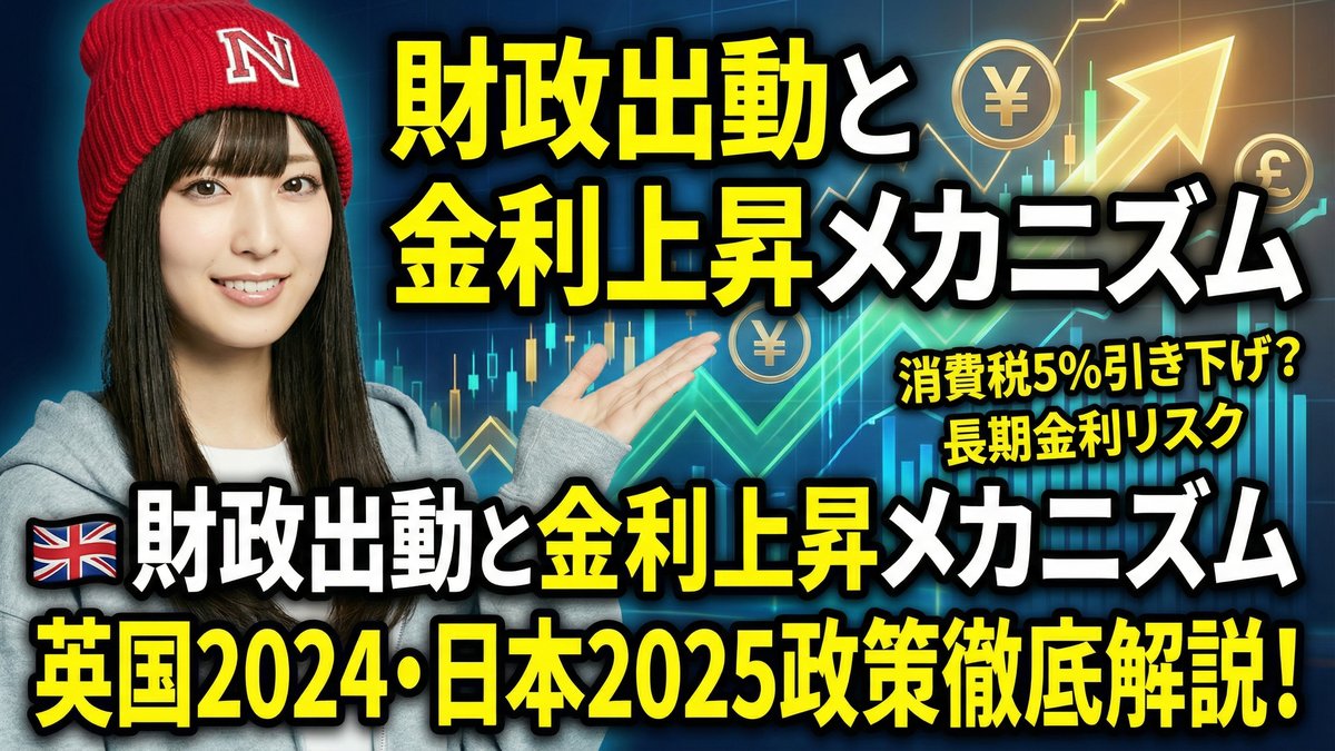 財政出動が金利を押し上げるメカニズム:英国2024政権交代と2025年日本・消費税政策を読み解く