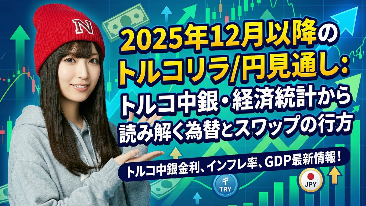 2025年12月以降のトルコリラ/円見通し:トルコ中銀・経済統計から読み解く為替とスワップの行方