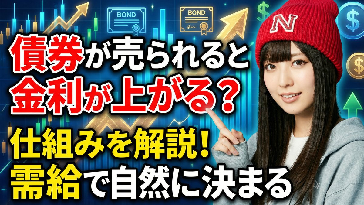 債券が売られると金利が上がるってどういうこと?