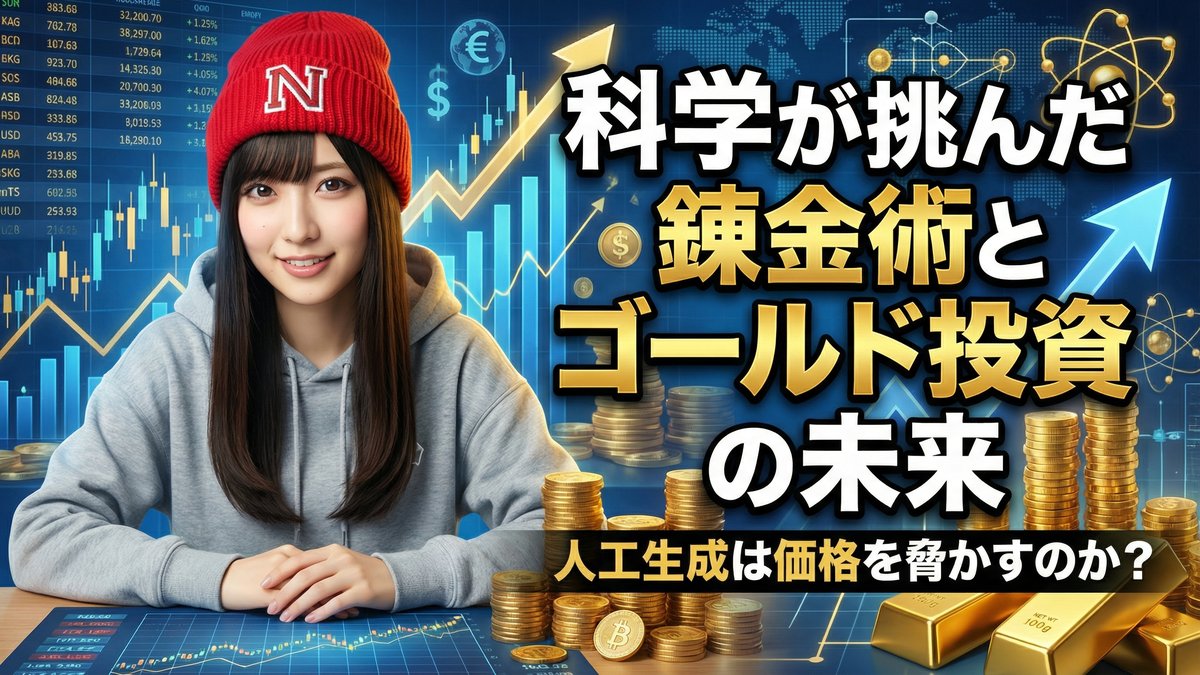 科学が挑んだ錬金術とゴールド投資の未来──人工生成は価格を脅かすのか？