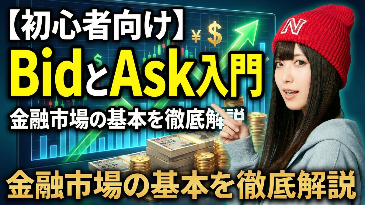 【初心者向け】BidとAsk入門:金融市場の基本概念を徹底解説