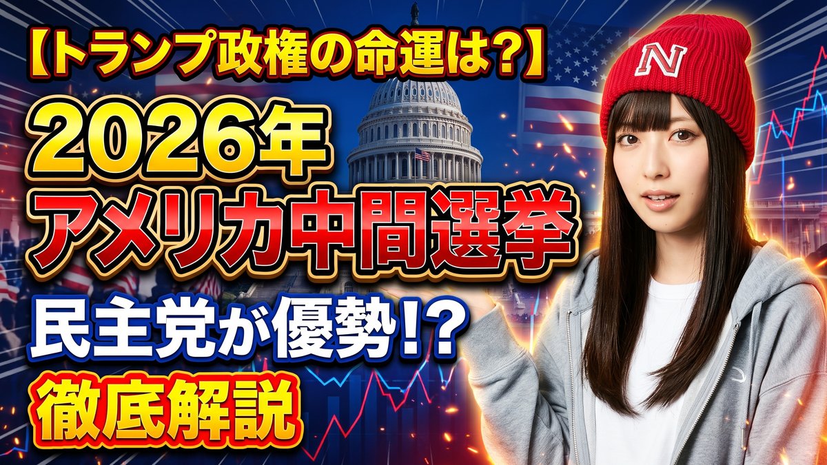 2026年アメリカ中間選挙を徹底解説｜民主党が優勢、トランプ政権の今後を左右する重要選挙