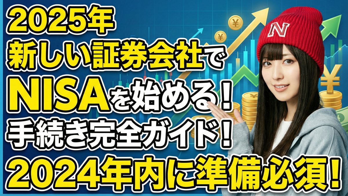 2025年から新しい証券会社でNISAを始めるための手続きガイド