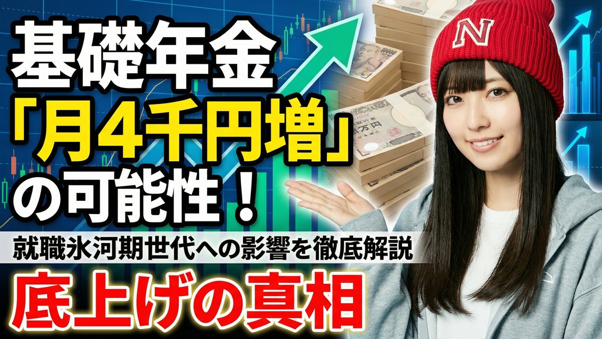 基礎年金“底上げ”の真相――月4千円増の可能性と就職氷河期世代への影響を徹底解説